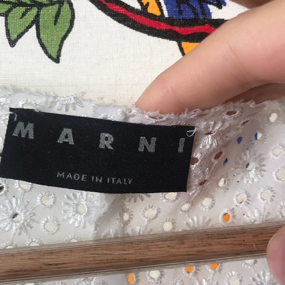 Summery Cottage Core Eyelet Midi Dress - Picture 9 of 9